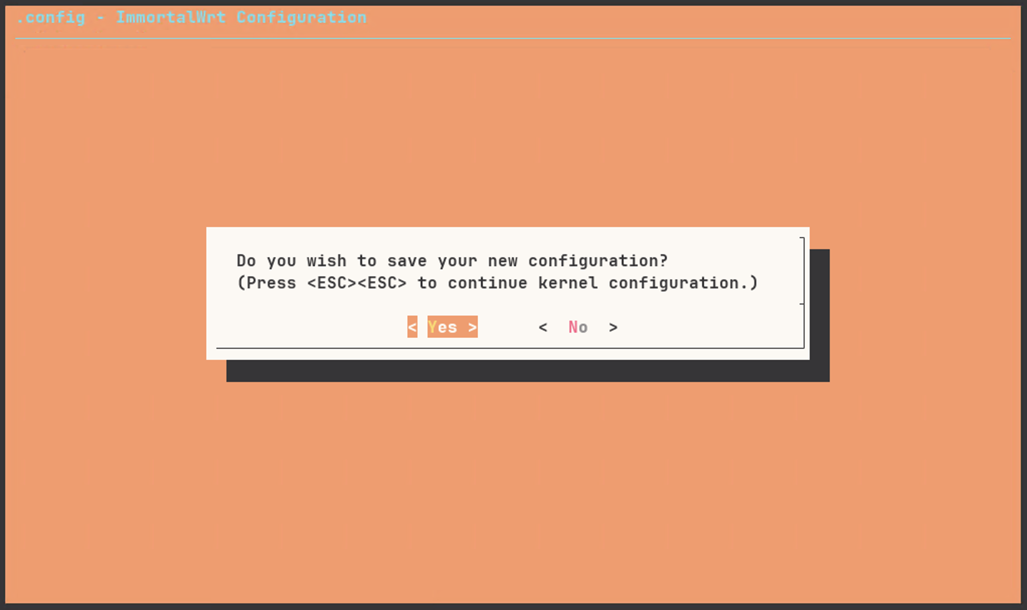 Save Config